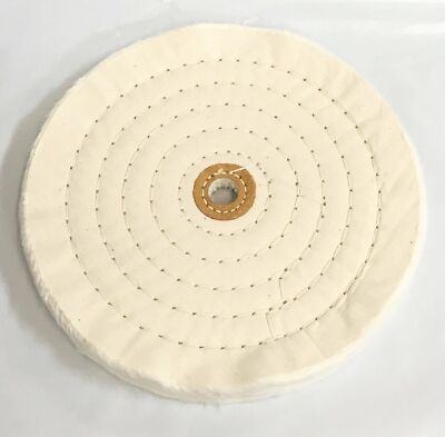 New 6 x 1/2'' Buffing Soft Polishing Wheel Arbor Buffer Polish 1/2'' thick