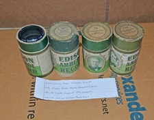4 Edison Blue Amberol Records - #s 2399, 1774, 74, 174
