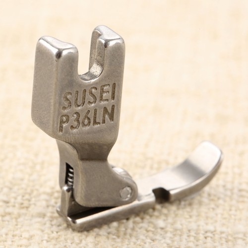 2xPractical Steel Industrial Sewing Foot P36LN Narrow Hinged Cording Zipper Foot - Picture 5 of 11