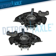 AWD Front Steering Knuckles Wheel Bearing Hub for 2004-07 Toyota Highlander 3.3L