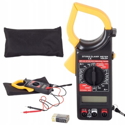 Digital Strommesszange Digitalmultimeter Stromzangen DT-266 Auto Range mit LCD