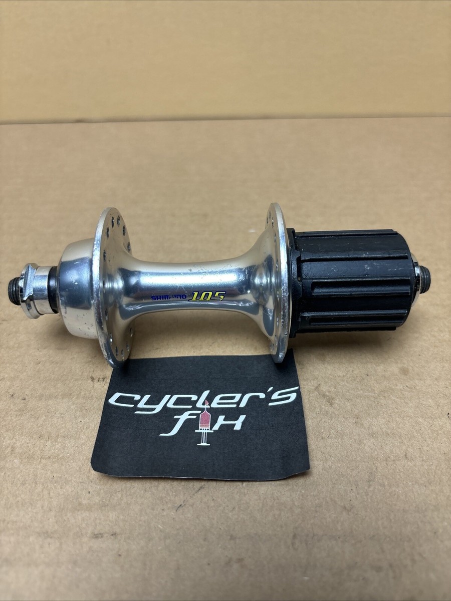 NOS Delaced Shimano 105 FH-5500 Rear Hub 32H 130mm Road Bike QR