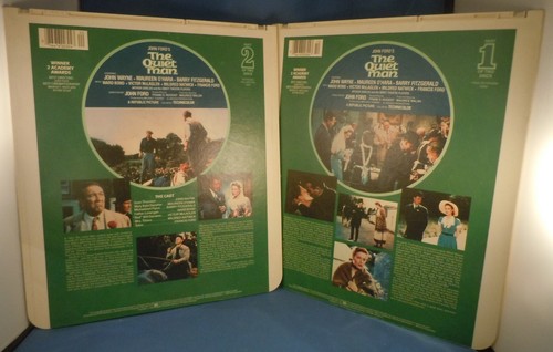 RCA CED VIDEODISC! - THE QUIET MAN with John Wayne & Maureen O'Hara - Picture 2 of 2