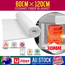 1 x30MM Ceramic Fiber Blanket High Temperature Thermal Fireproof Insulation Mat