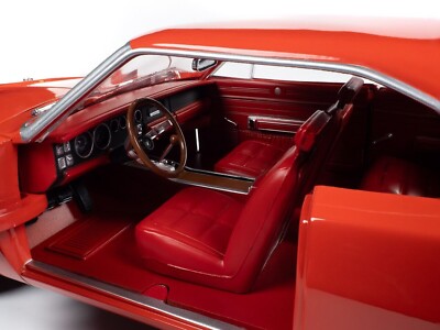 AutoWorld 1:18 Scale - 1969 Dodge Charger Daytona Red AMM1324 | eBay