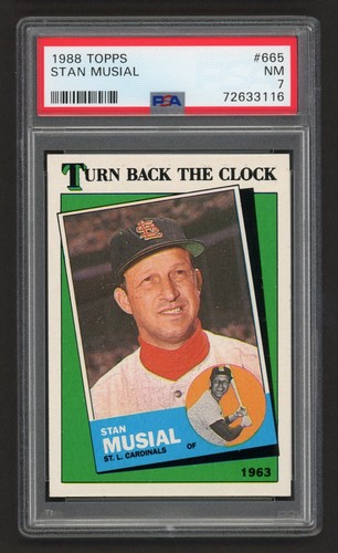 1988 Topps Stan Musial #665 card