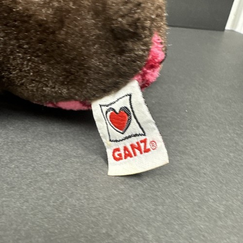 Ganz Webkinz HM338 COCOA DINOSAUR 8" Plush Stuffed Toy No Code Brown Pink Red - Picture 7 of 13
