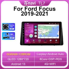 For Ford Focus CarPlay Car Radio GPS Multimedia Auto Video Stereo Player Screen