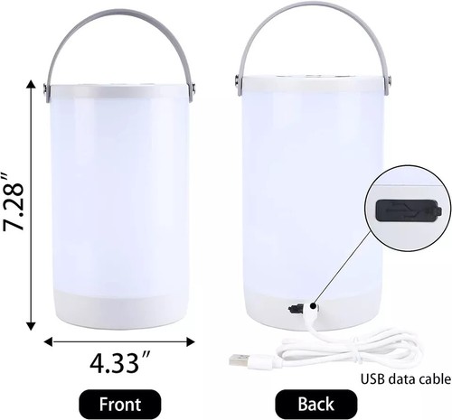 Camping Light LED Tent Lantern Lamp Outdoor Portable USB Rechargeable Night Lamp - Picture 10 of 12