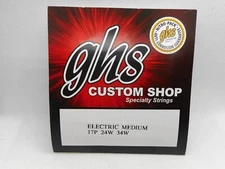 GHS Cigar Box Guitar 3 String Electric "MED" Set - 17-24W-34W- FAST USA SHIPPING