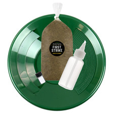 Gold Panning Kit w/1 POUND Paydirt Guaranteed Gold 10" Gold Pan Miner Kit