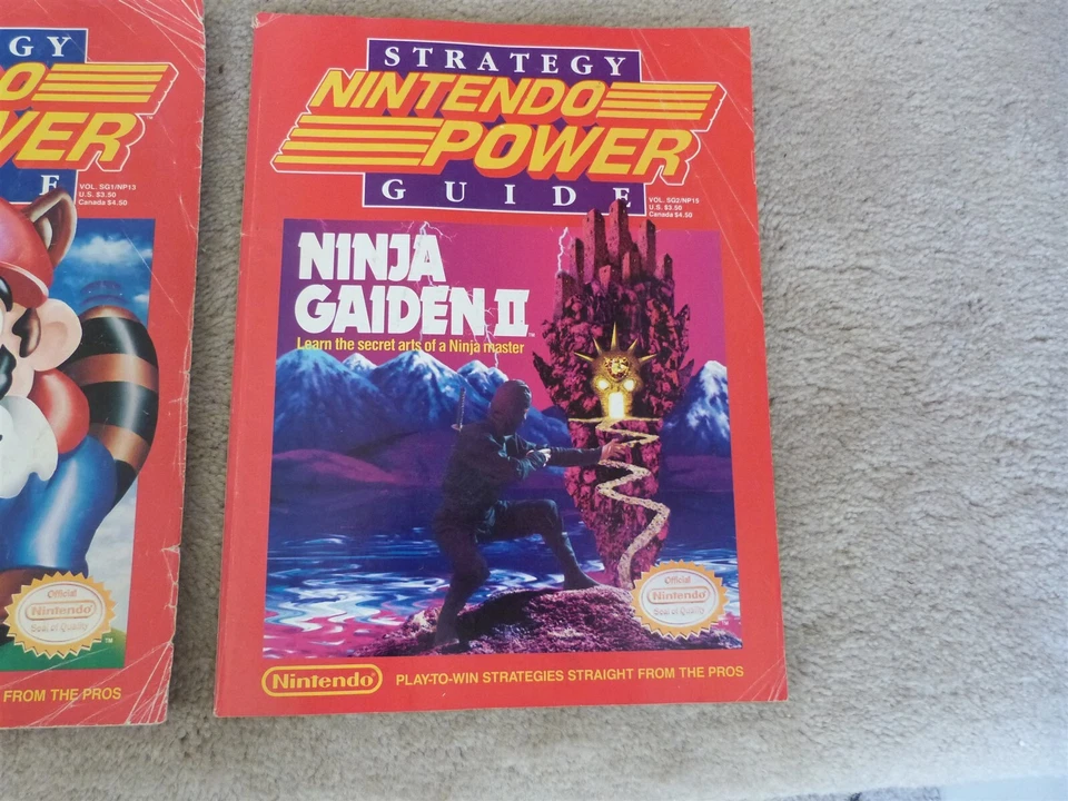 Nintendo Power Magazine Strategy Guide Super Mario Bros 3 Ninja Gaiden II y más Foto 3 de 4