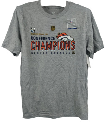 NFL Team Apparel Jungen T-Shirt Denver Broncos Country Grafikdruck Grau XL (18)