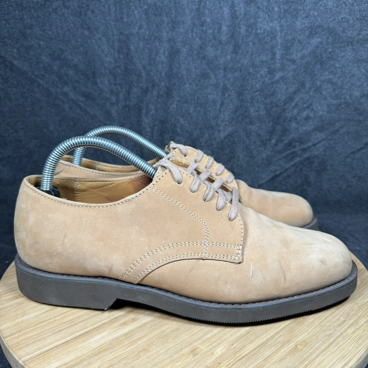 Cole Haan Williams British Mens Sz 12 M Beige Nubuck Oxford Suede Shoes C11560 Cole Haan M Beige Dress Shoes for Men for sale | eBay main image 3