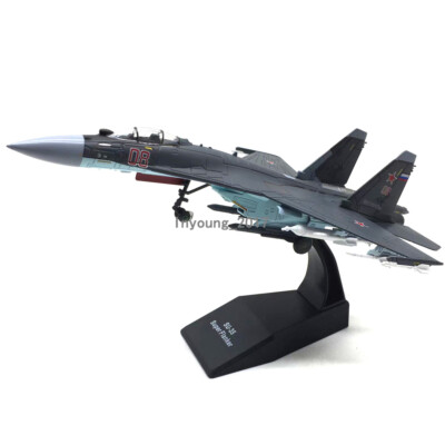1/100 Russian SU-35 Super Flanker 2014 Fighter Diecast Metal
