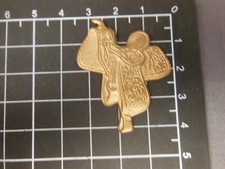 Horse Saddle brass stamping jewelry finding osb246 