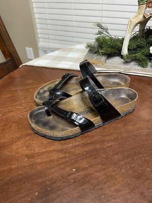 Birkenstock Mayari Black Patent Sz 42 w/Box for sale online | eBay