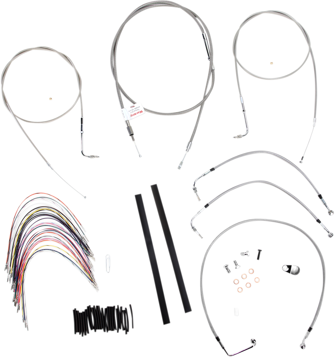 Burly Braided Cable Brake Line Kit 18