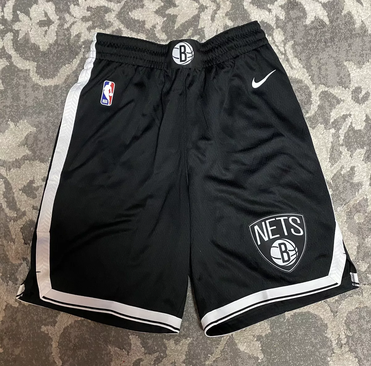 Nike Brooklyn Nets Icon Edition NBA Swingman Shorts Black