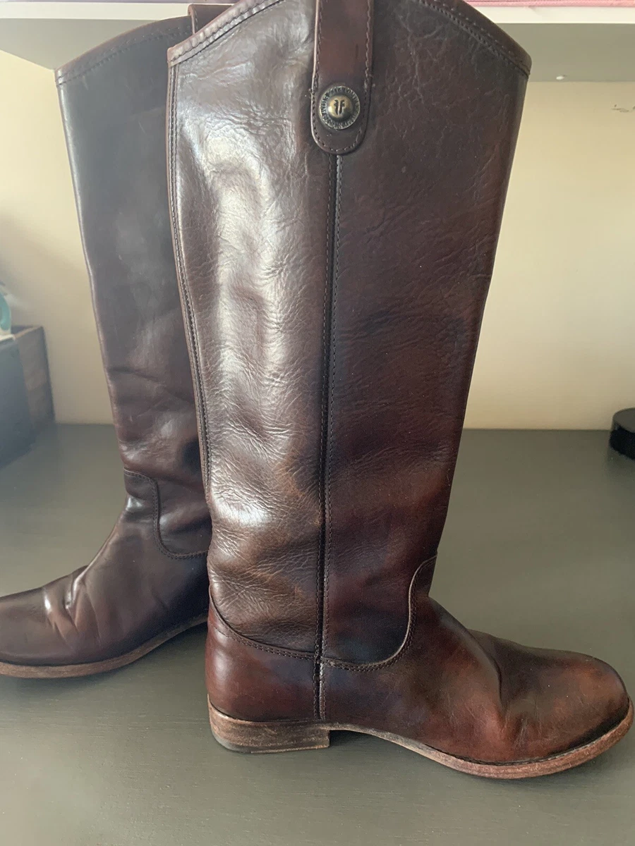 Frye melissa tall leather boot cheap