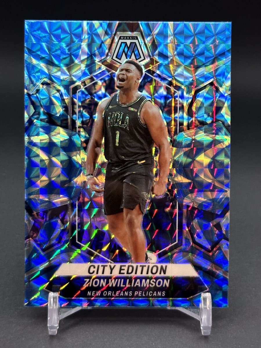 絵画 BLU/ZONE/2024/Q 2023-24 Panini Mosaic - City Edition Zion Williamson #271 Blue