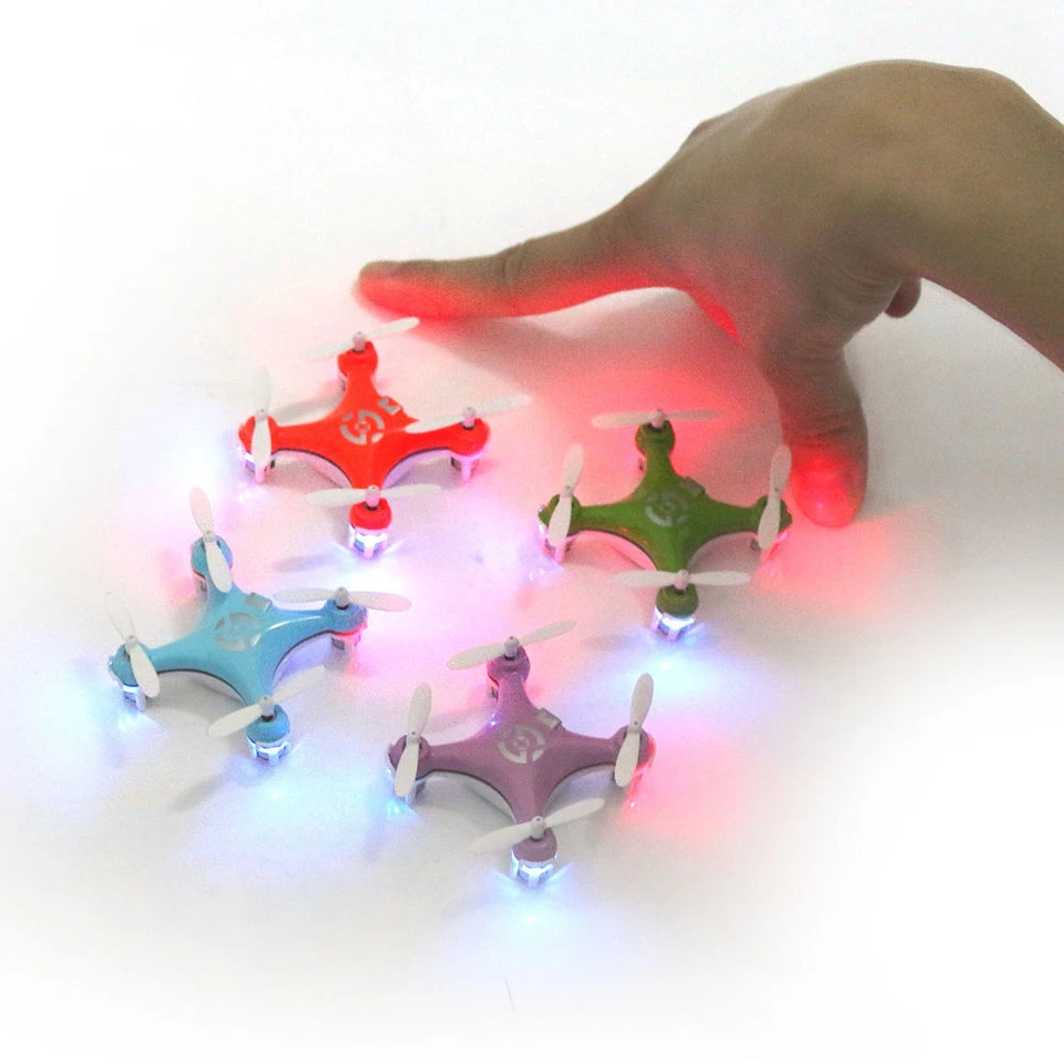 Cheerson CX-10 Mini Drone 4 canales 6 ejes LED Cuadricóptero RTF Microavión con control remoto Foto 3 de 4