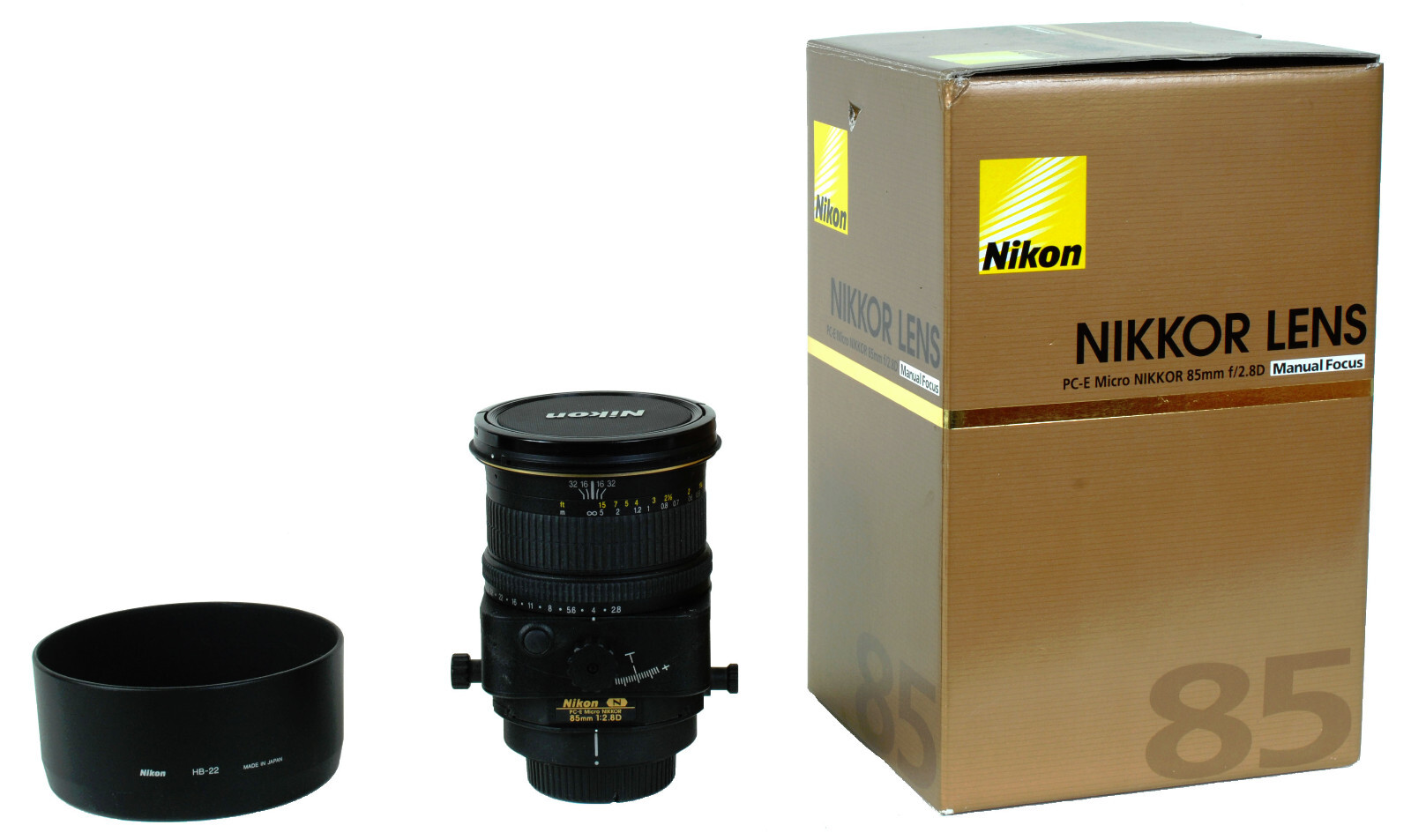 Nikon PC-E Micro NIKKOR 85mm f/2.8D Manual Focus-Perspective Control Lens -  USA