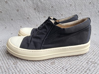 Rick Owens Drkshdw Black Neoprene Low Sneakers 42 | eBay
