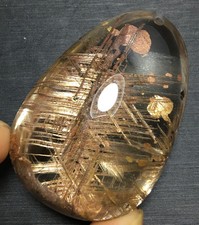 Rare natural Quartz Rutilated crystal Pendant/A7251