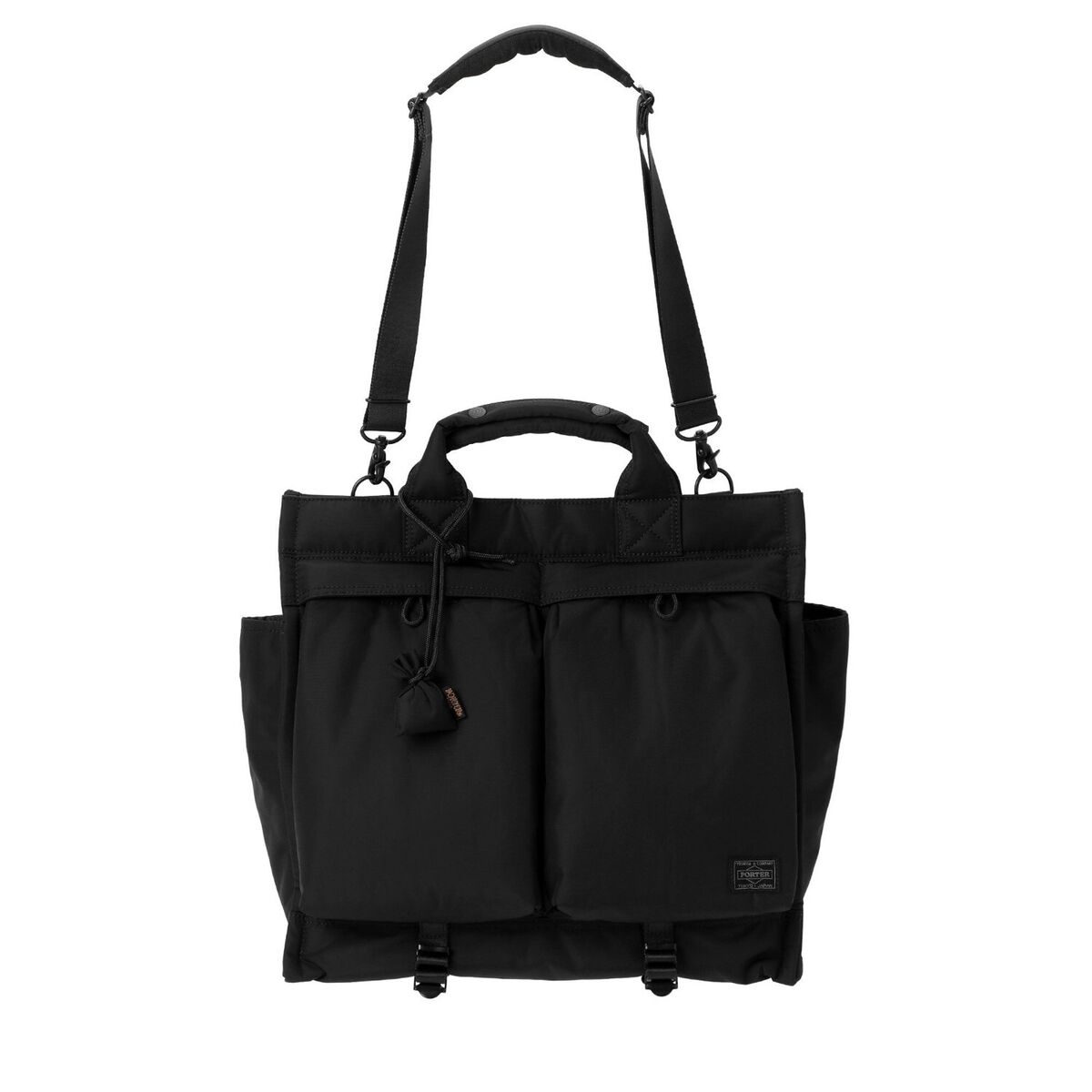 YOSHIDA & Co. PORTER. SENSES. 672-26819. Tote Bag. Black YOSHIDA & Co. PORTER. SENSES. 672-26819. Tote Bag. Black