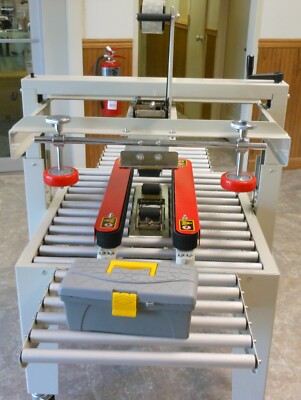 Semi Auto Case taper Case Sealer Carton Box top and bottom taper Ships from  USA