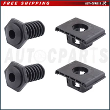 Set of 2 55276482AB Adjustable Hood Bumper Buffer For Dodge Ram Truck