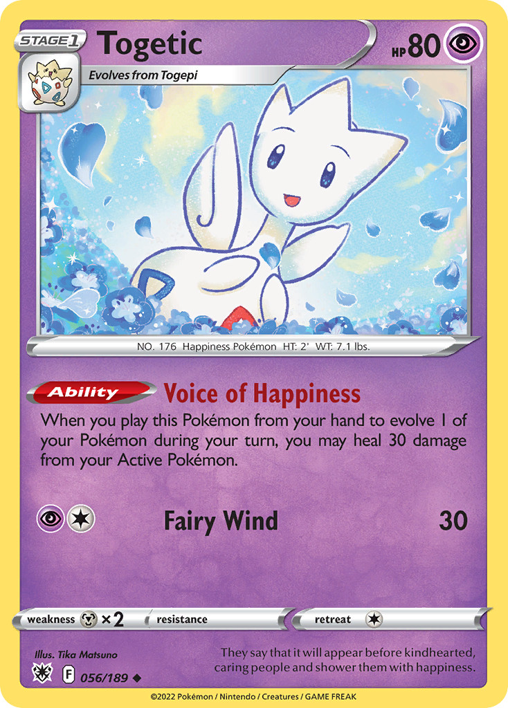 Togetic 56/189 Uncommon | Astral Radiance | Pokemon Card