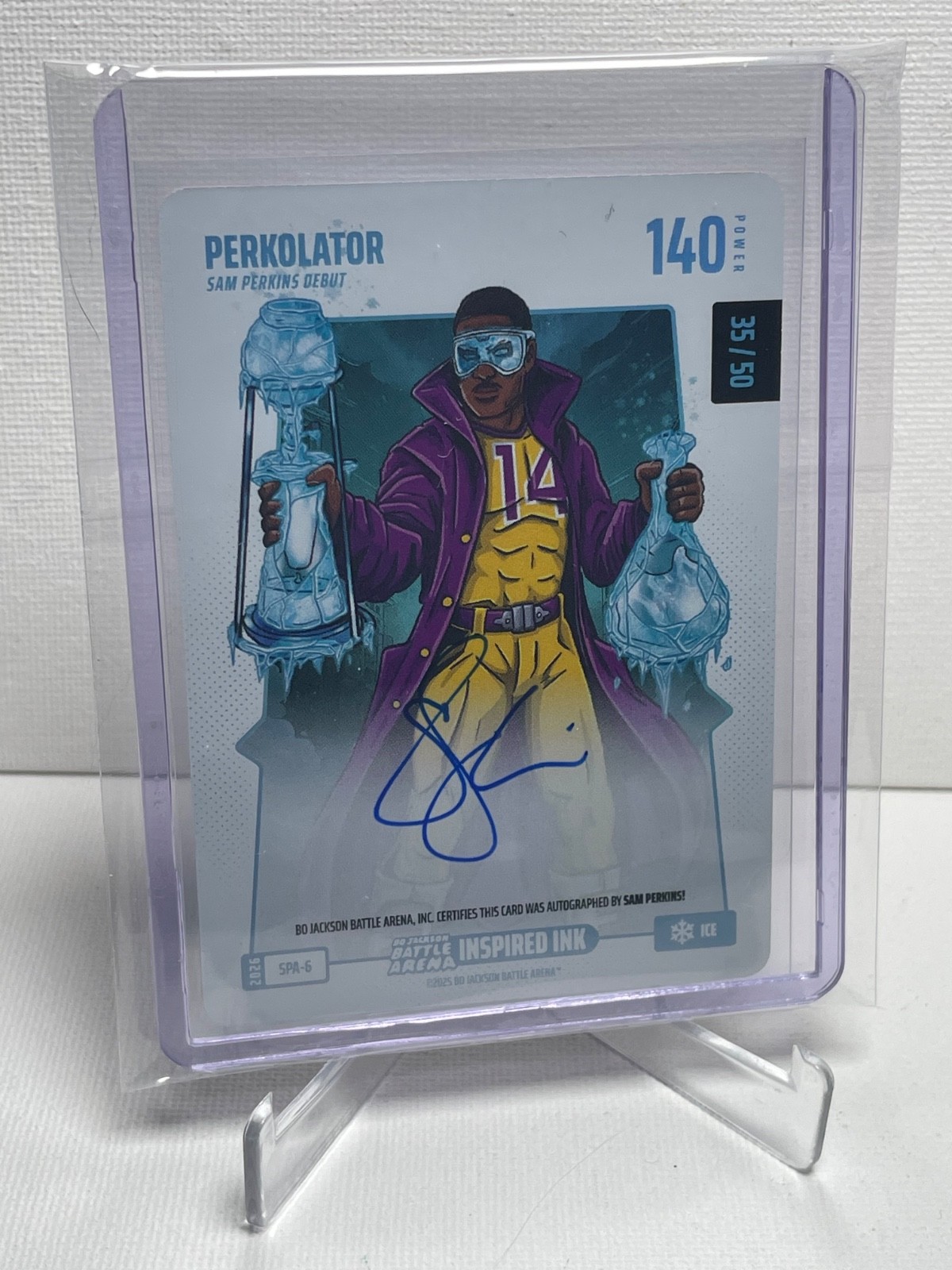 Perkolator 2026 Bo Jackson Battle Arena Sam Perkins 140 Ice Auto 35/50