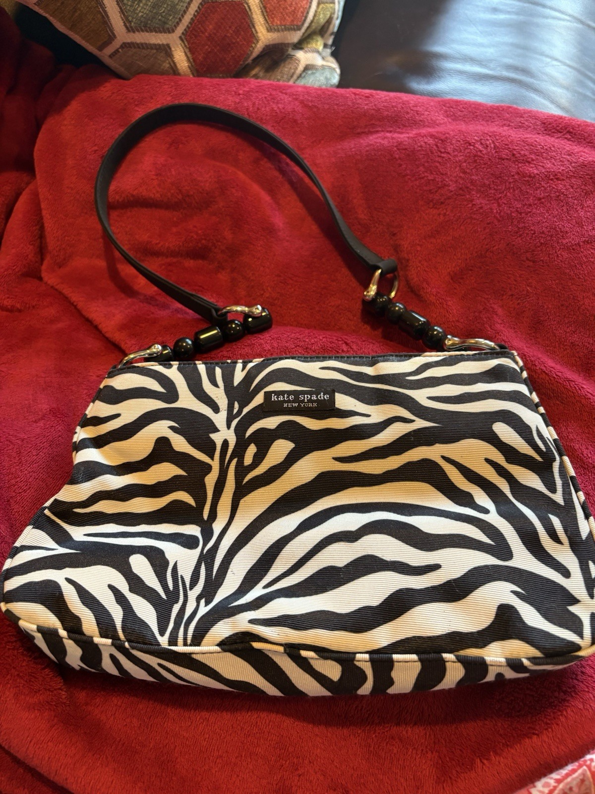 Kate Spade Animal Print Zebra Stripe  Bag