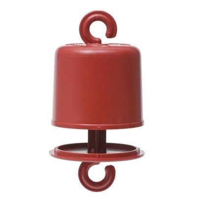 Ant Guard for Hummingbird Feeders, Red, Stops Ants from Eating , 1-Pack