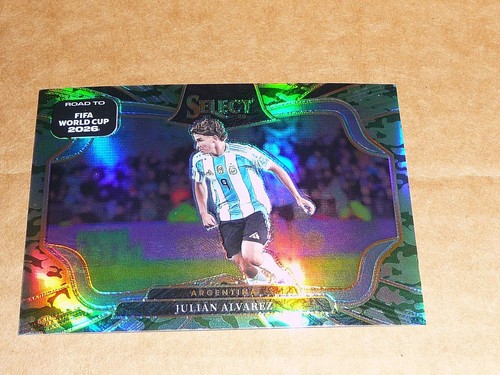 2025/26 Panini Select WORLD CUP SOCCER JULIAN ALVAREZ CAMO PRIZM 103/199 #202