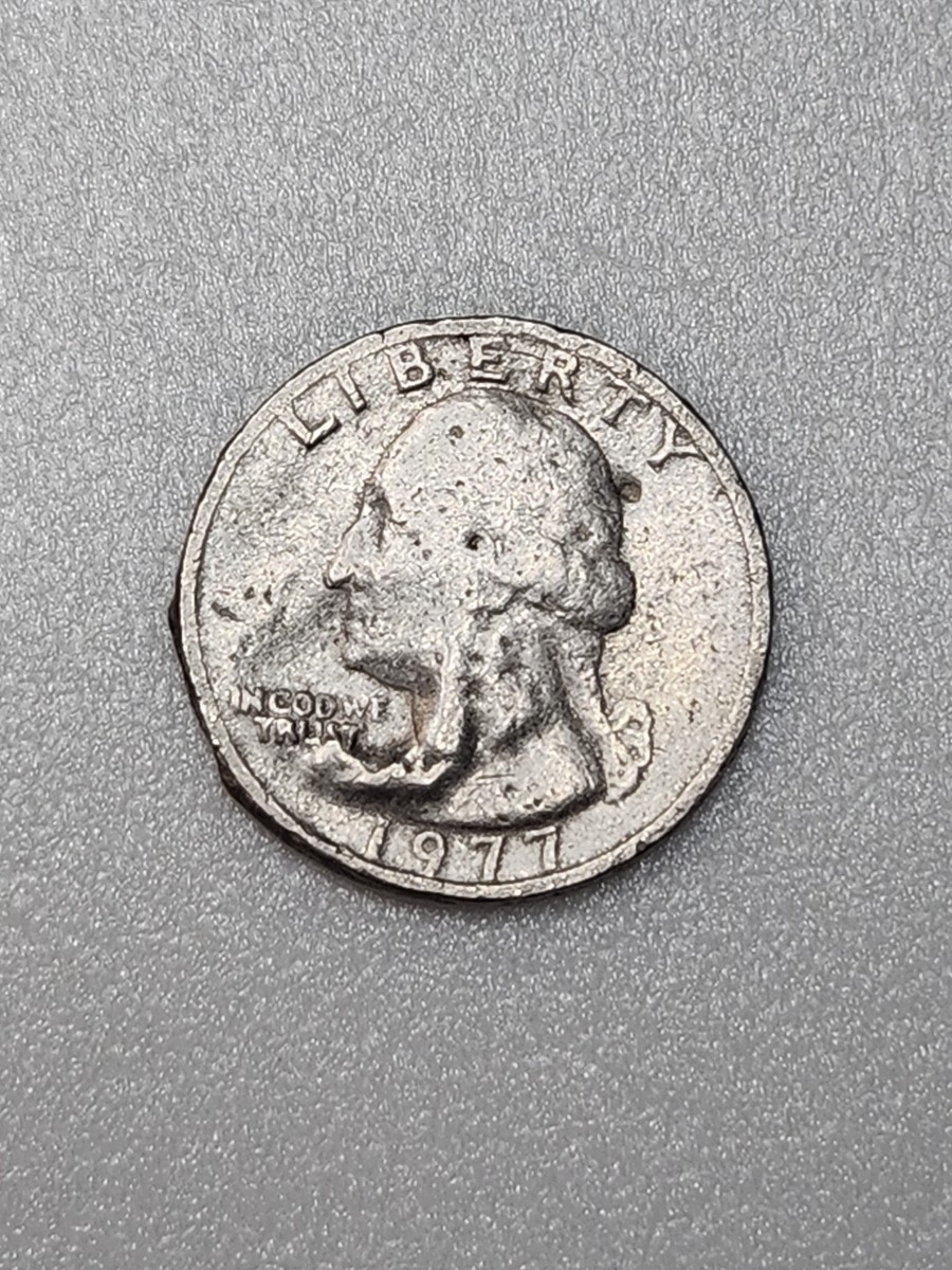 ・裁断済 Common Diseases Up to date 1977 Quarter Errors Defective Planchet No Mint Mark | eBay