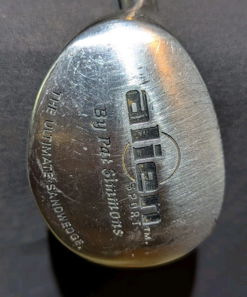 Alien Sport Pat Simmons The Ultimate Sand Wedge Steel Shaft Regular LH Golf Club - Image 2 of 4