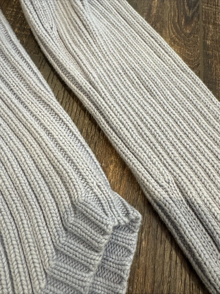 Suéter De Colección Y2K Años 90 Xhilaration Grueso Acanalado Tejido Cuello en V 100% Algodón Grande Foto 4 de 4