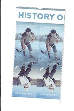 Scott 5252-53 Hockey Players Block Of 4 Mnh Scott 5252-53 Hockey Players Block Of 4 Mnh