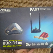 ASUS PCE-AC56 Dual-Band Wireless-AC1300 1300Mbps PCIe Adapter 802.11ac