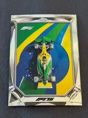 2025 Topps Chrome Formula 1 F1 Diamond Drives Brazilian Tribute F175-5