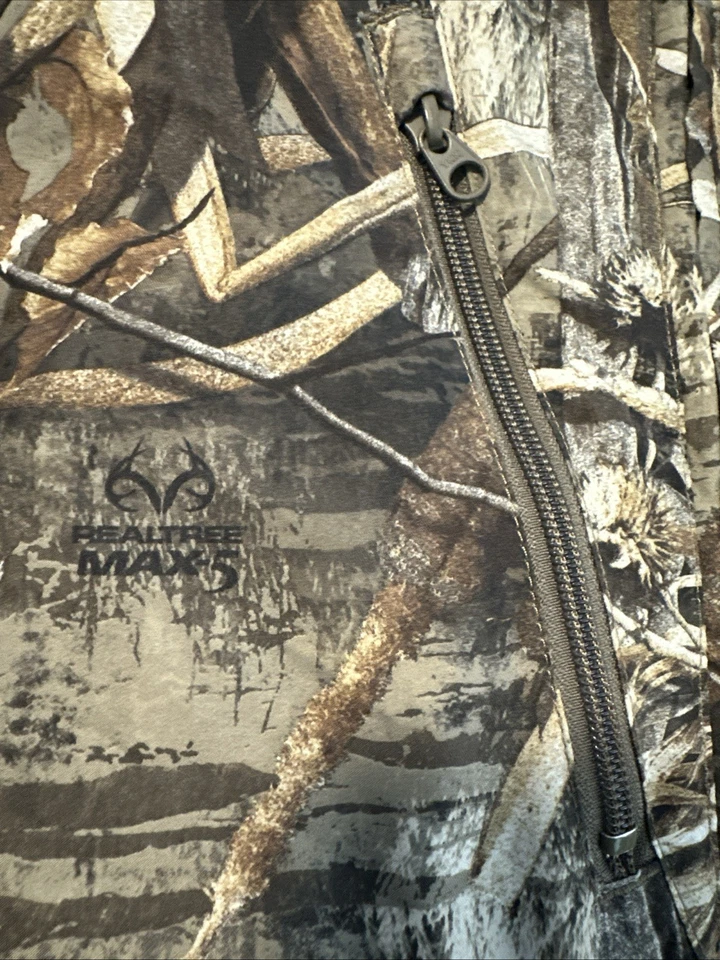 cabelas jacket M realtree max 5 reversible thinsulate hunting jacket brown - Image 2 of 4