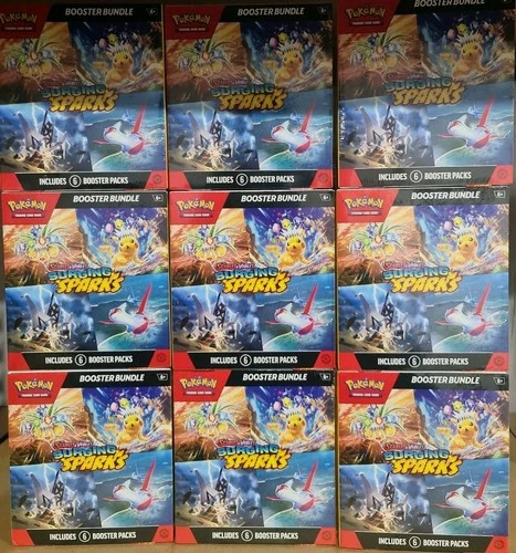 9 X Surging Sparks Booster Bundle - Brand New - Sealed