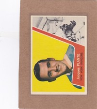 1963-64 TOPPS HOCKEY JACQUES PLANTE #45 RANGERS EX/EX+ *A48707