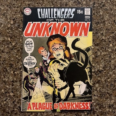 Challengers Of The Unknown #72 Neal Adams Cover Dennis O'Neil Horror DC 1969