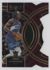 2023 Panini Select Premier Level Maroon Prizm Die-Cut /175 Chris Livingston 19fe