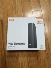 WD Elements 20TB USB 3.0 Desktop External Hard Drive WDBWLG0200HBK-NESN Black