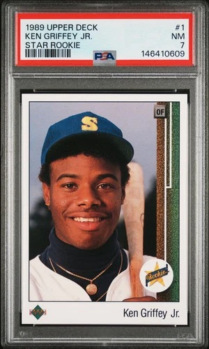 1989 Upper Deck #1 Ken Griffey Jr. Star Rookie PSA 7